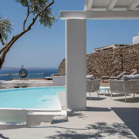 In Mykonos - 6 Bedroom - 1km From - Infinity Pool - Sunset View Villa Mykonos Town