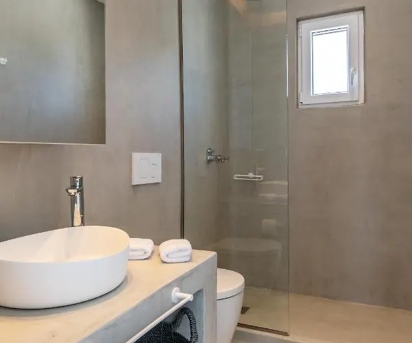Villa In Mykonos - 6 Bedroom - 1km From - Infinity Pool - Sunset View