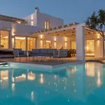 Villa In Mykonos - 6 Bedroom - 1km From - Infinity Pool - Sunset View *