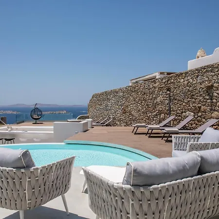 In Mykonos - 6 Bedroom - 1km From - Infinity Pool - Sunset View * Mykonos Town
