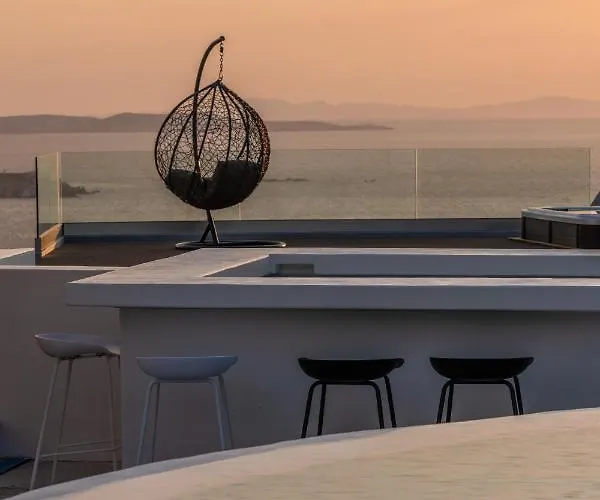 Villa In Mykonos - 6 Bedroom - 1km From - Infinity Pool - Sunset View