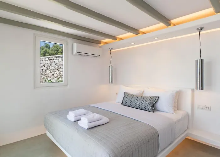 In Mykonos - 6 Bedroom - 1km From - Infinity Pool - Sunset View 别墅 Mykonos Town