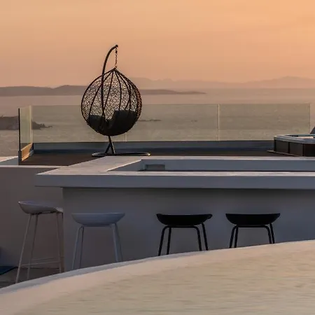 Villa In Mykonos - 6 Bedroom - 1km From - Infinity Pool - Sunset View