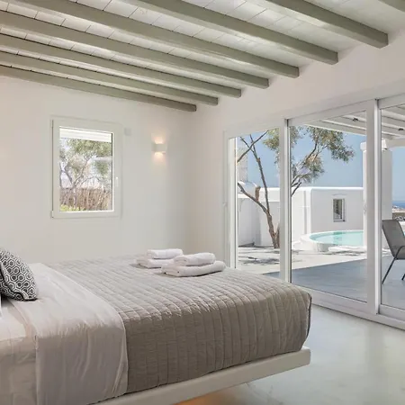 In Mykonos - 6 Bedroom - 1km From - Infinity Pool - Sunset View * Mykonos Town