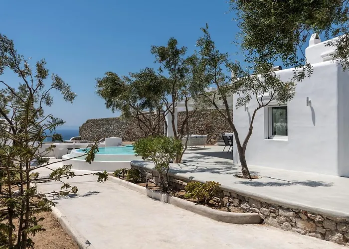 In Mykonos - 6 Bedroom - 1km From - Infinity Pool - Sunset View *