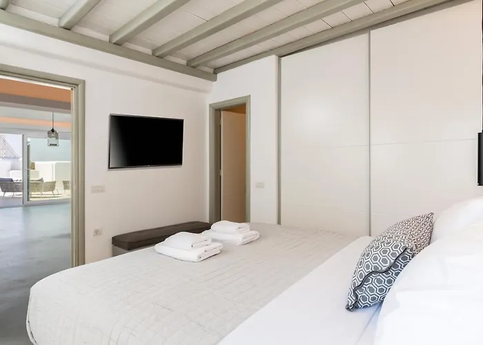 In Mykonos - 6 Bedroom - 1km From - Infinity Pool - Sunset View Βίλα *