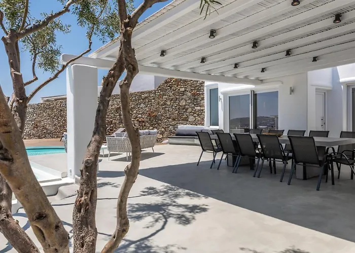 In Mykonos - 6 Bedroom - 1km From - Infinity Pool - Sunset View