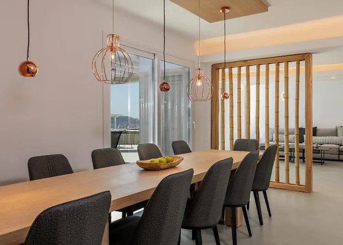 In Mykonos - 6 Bedroom - 1km From - Infinity Pool - Sunset View Villa